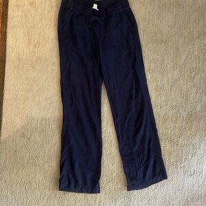 Navy Blue Casual Pants